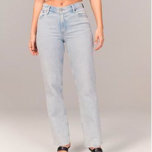 Abercrombie - Curve Love the 90s Straight Low Rise Jean - Sz 27 / 4R